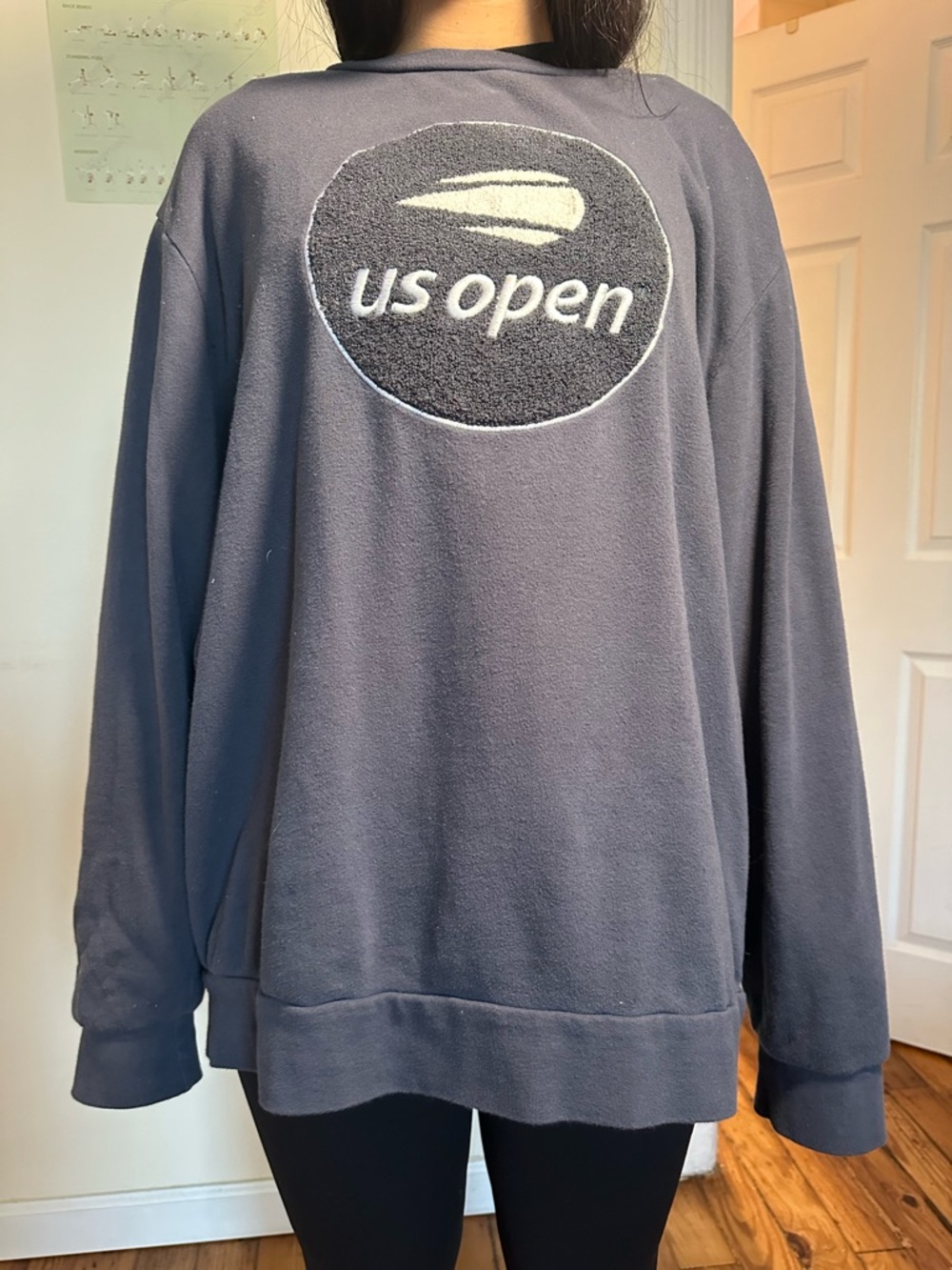 US Open Navy Crewneck Sweatshirt for Men